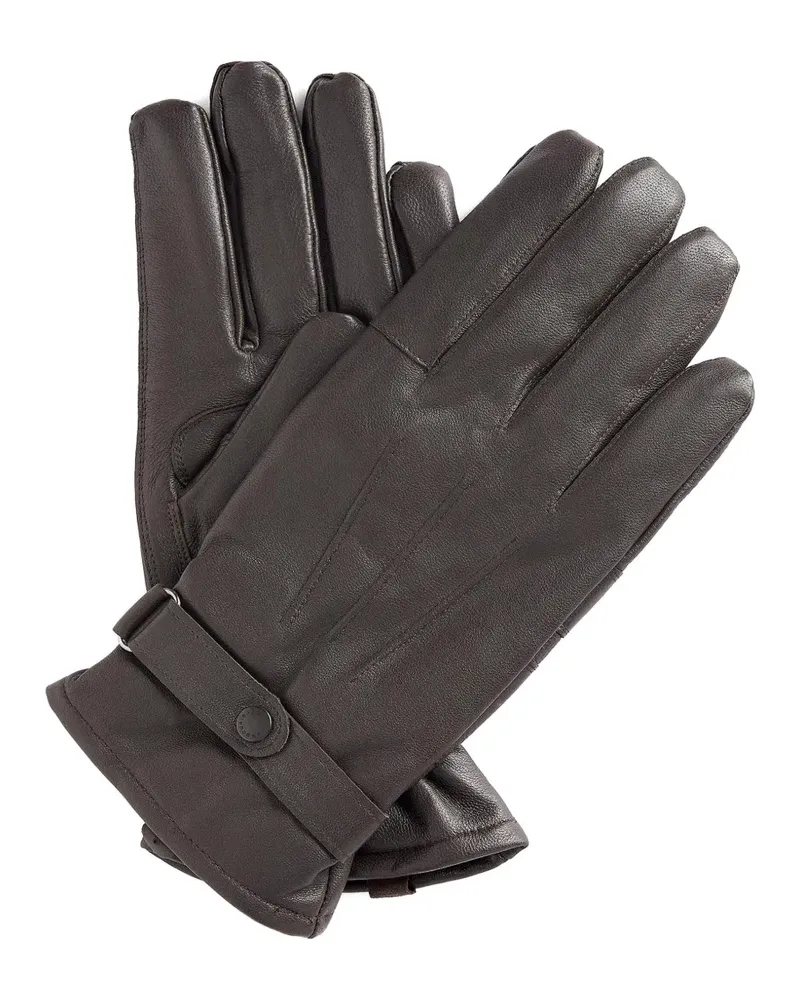 Barbour leather gloves - Braun Braun