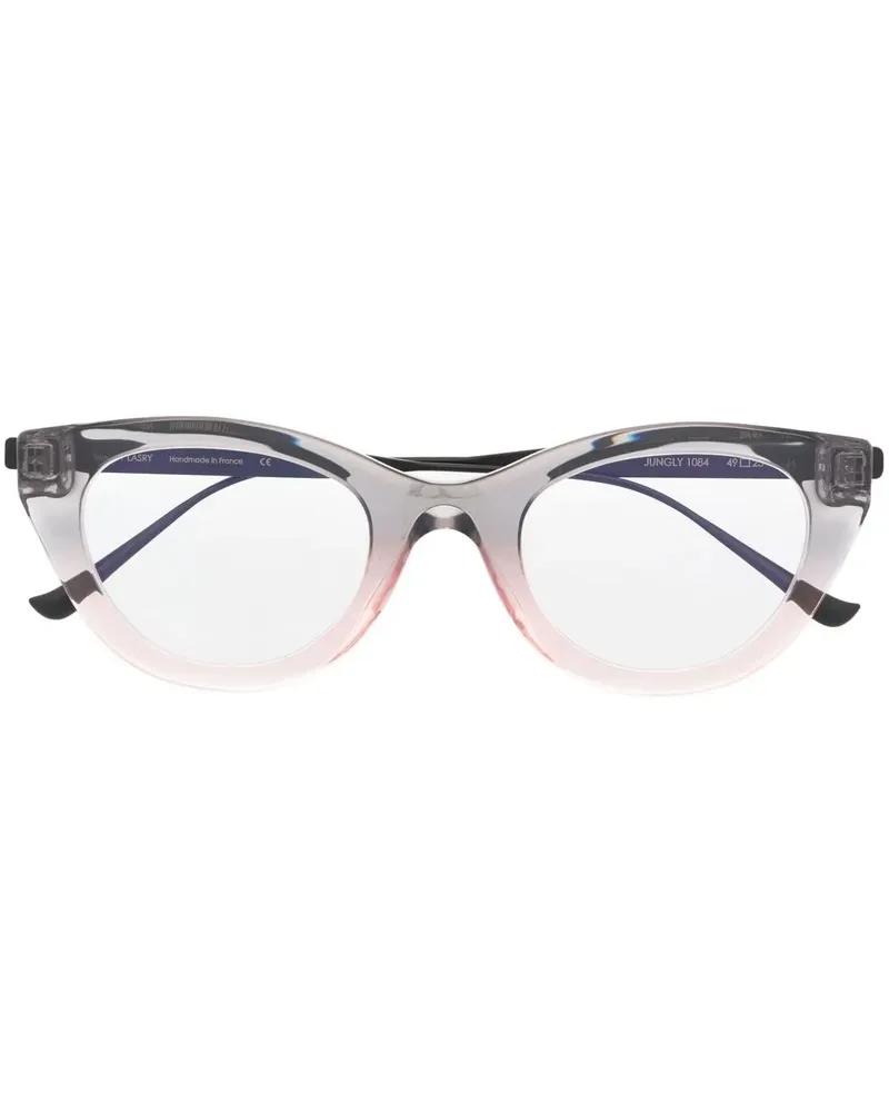 Thierry Lasry Eckige Brille mit Farbverlauf-Optik - Schwarz Schwarz