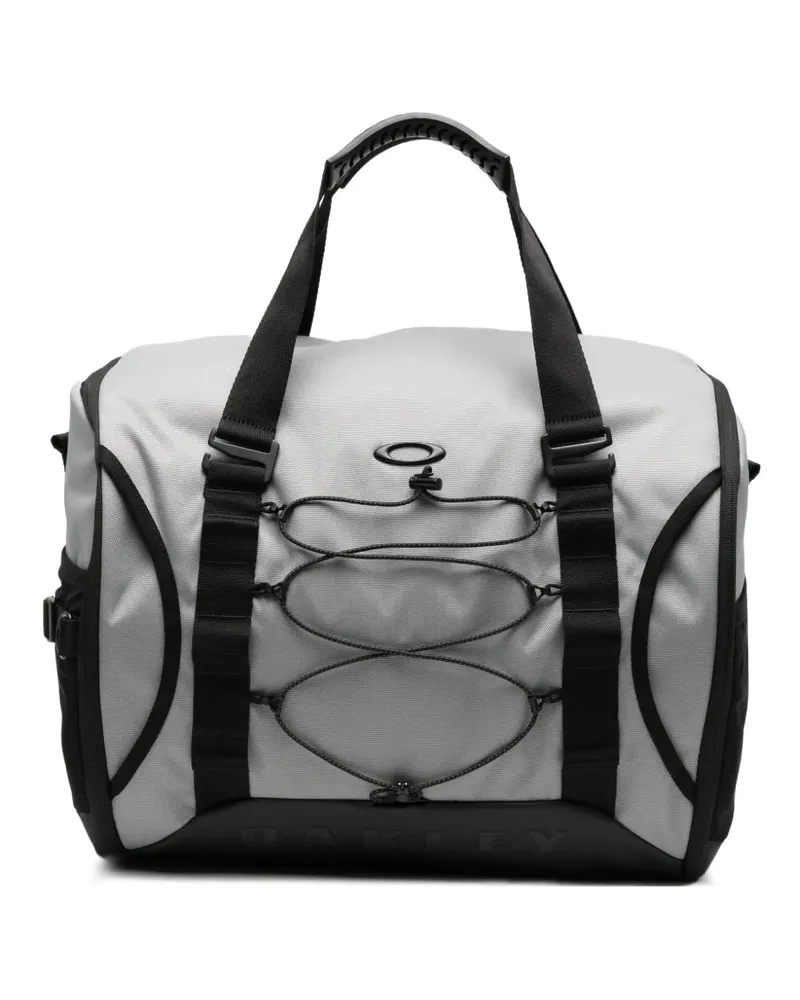 Oakley bungee-cord panelled tote bag - Grau Grau