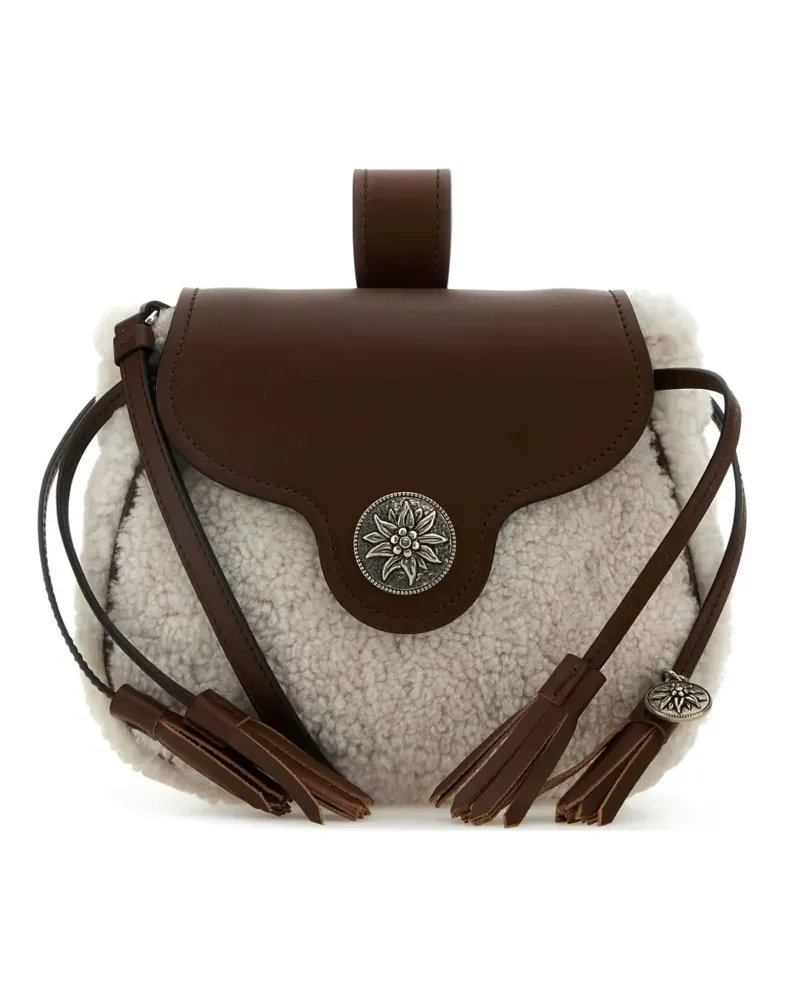 Prada Umhängetasche aus Shearling - Braun Braun