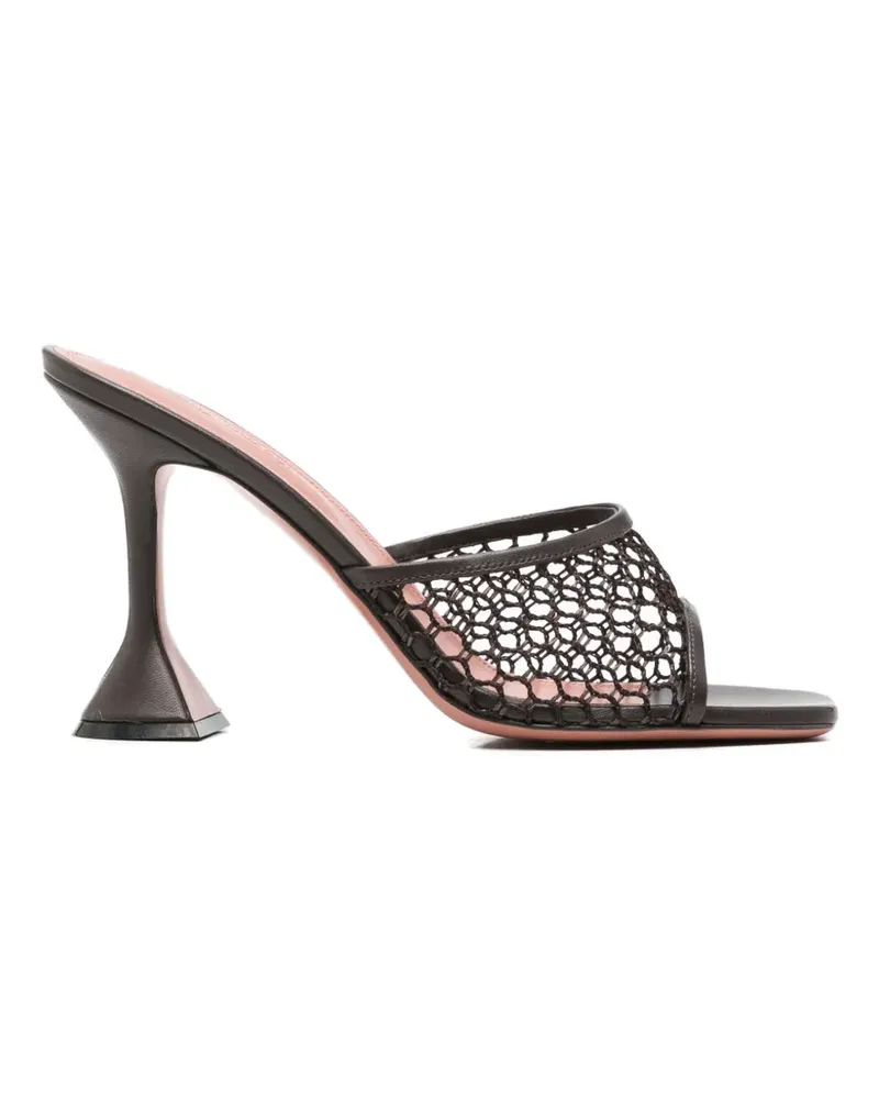 Amina Muaddi Lupita Sandalen - Braun Braun