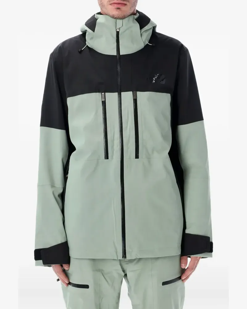 The North Face hooded zip-up ski jacket - Grün Grün