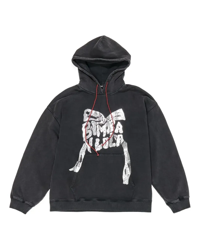 BIMBA Y LOLA Hoodie mit grafischem Print - Grau Grau