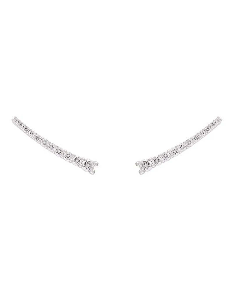 Alinka 18kt 'Dasha Super Fine' Ear Cuff aus Weißgold mit Diamanten - Metallic Metallic