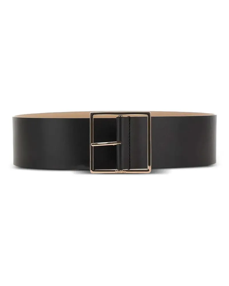 Max Mara square-buckle belt - Schwarz Schwarz