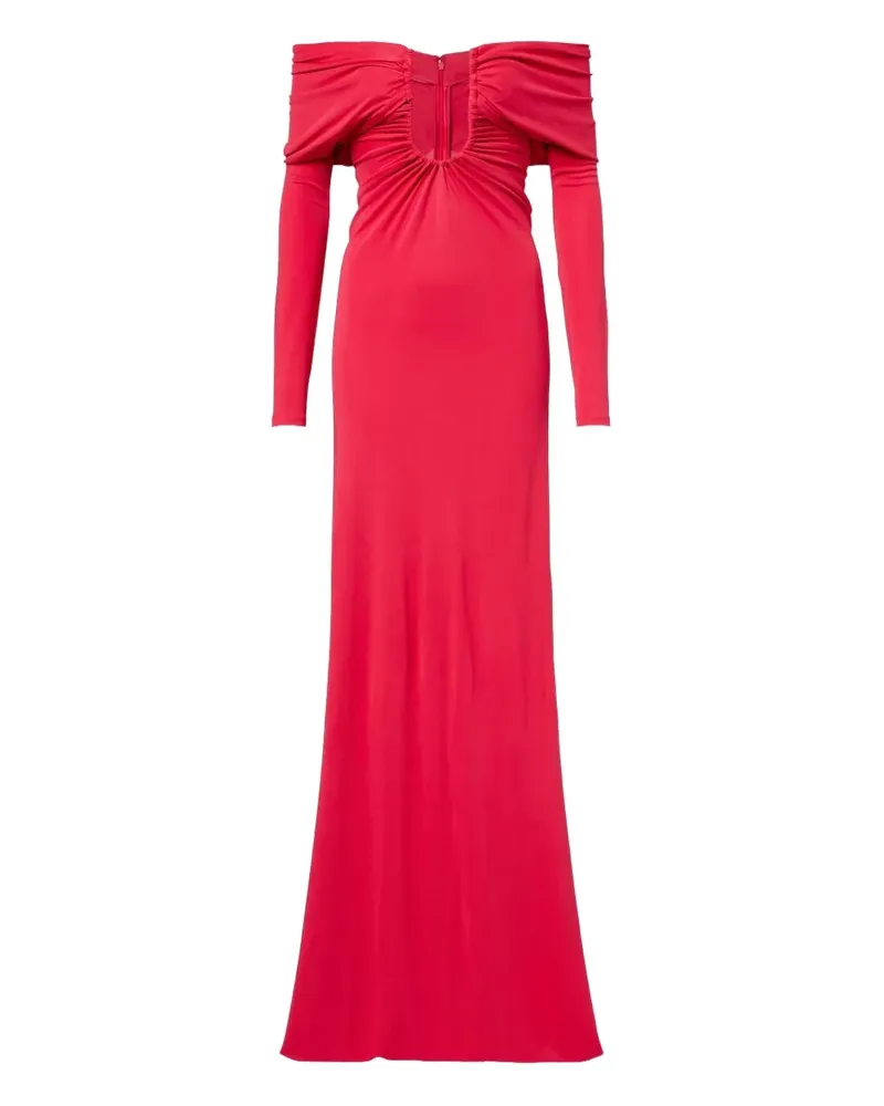 Christopher Esber Arced Palm strapless dress - Rot Rot