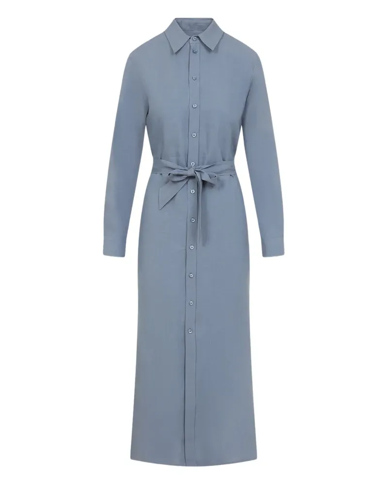 Ralph Lauren Hemdkleid aus Leinen - Blau Blau