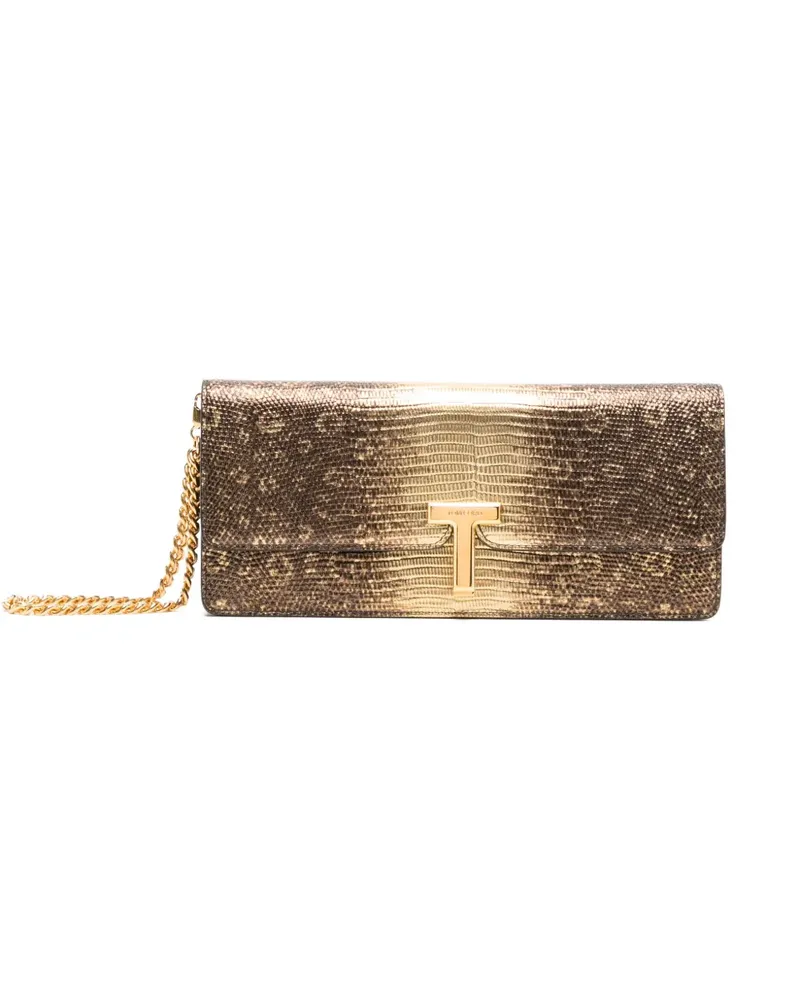 Tom Ford Wallis Clutch - Gold Gold