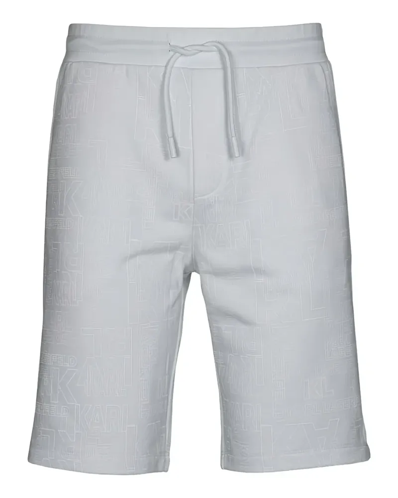 Karl Lagerfeld Joggingshorts mit Kordelzug - Weiß Weiß