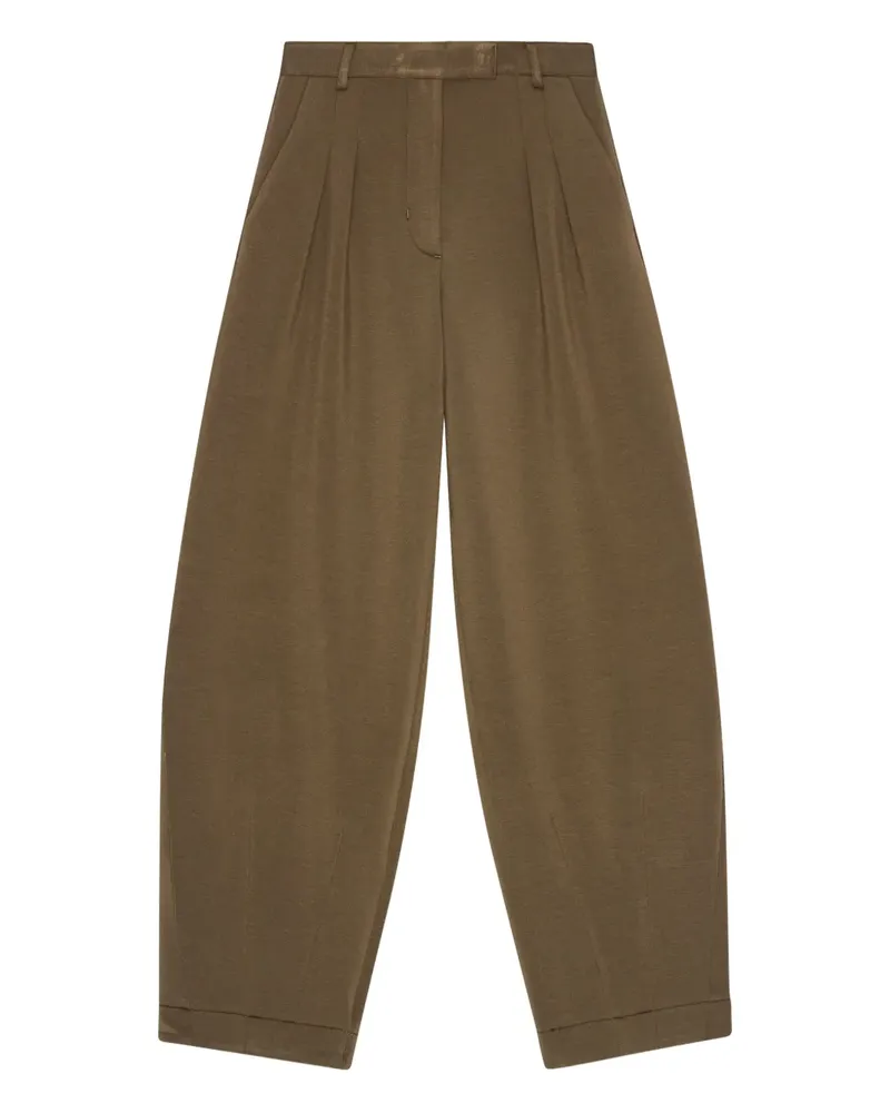 REMAIN Plissierte Tapered-Hose - Braun Braun