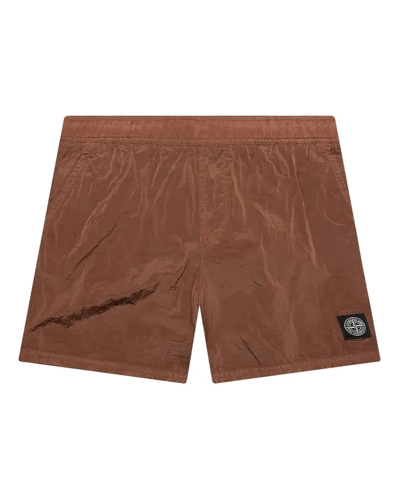 Stone Island Shorts mit Kordelzug - Braun Braun