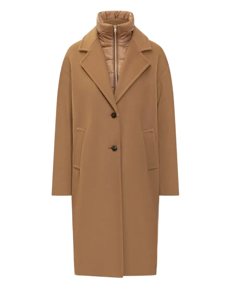 Herno single-breasted wool coat - Braun Braun