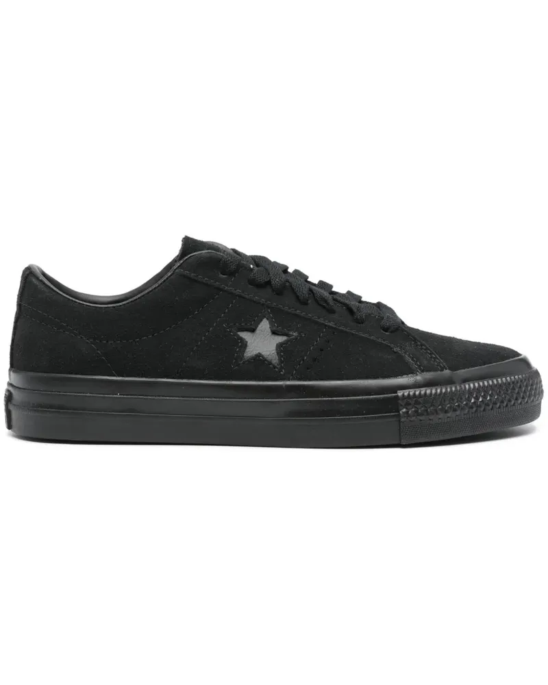 Converse One Star Pro Sneakers aus Wildleder - Schwarz Schwarz