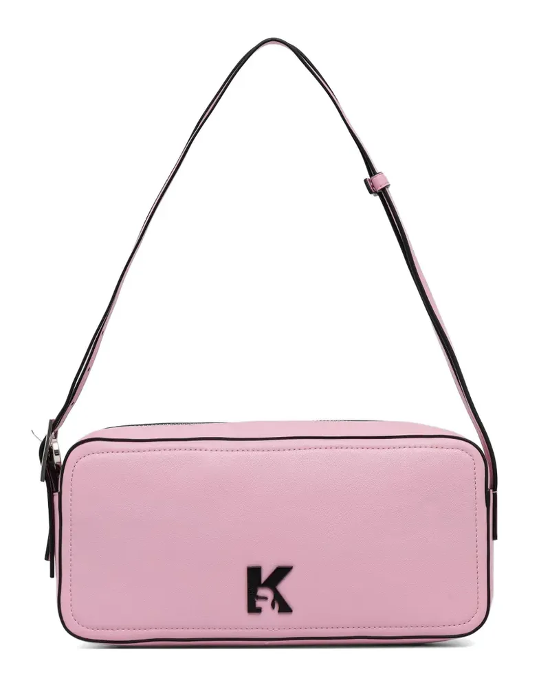 Karl Lagerfeld logo-plaque tote bag - Rosa Rosa