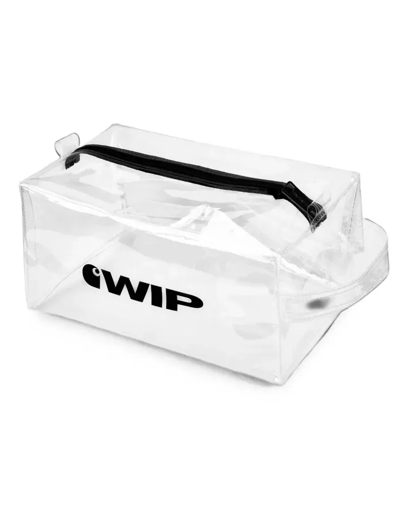Carhartt WIP WIP logo-print wash bag - Weiß Weiß