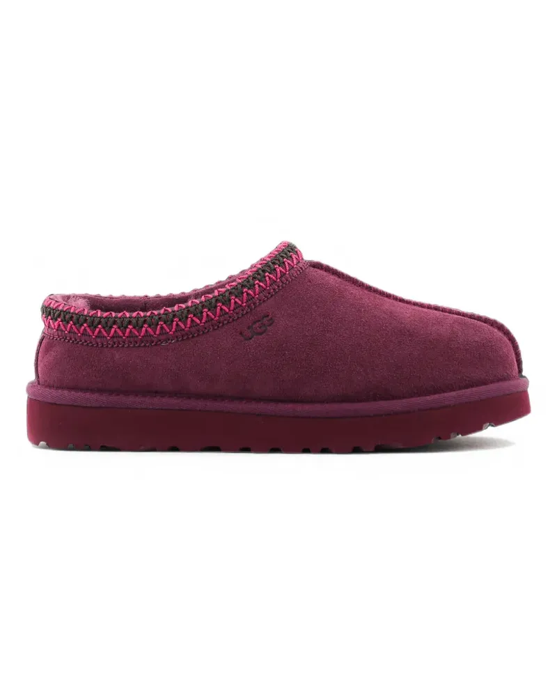 UGG Flache Tasman II Mules aus Leder - Violett Violett