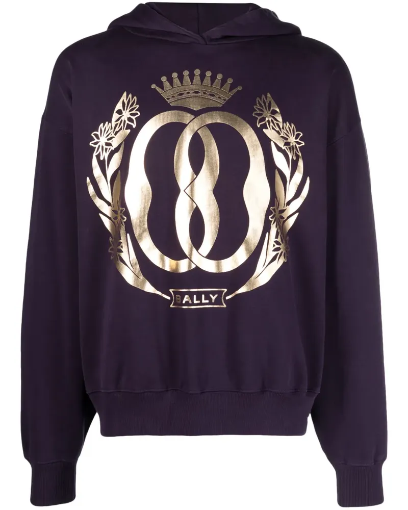 Bally Hoodie aus Bio-Baumwolle - Violett Violett