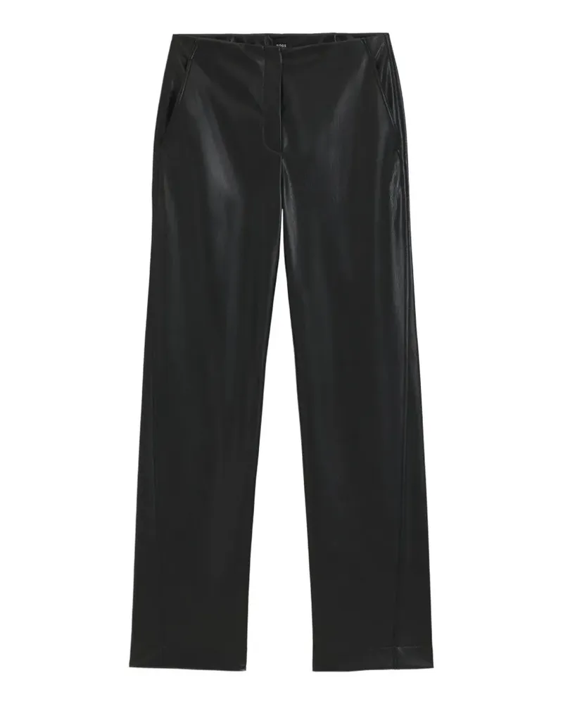 HUGO BOSS Hose mit hohem Bund - Schwarz Schwarz