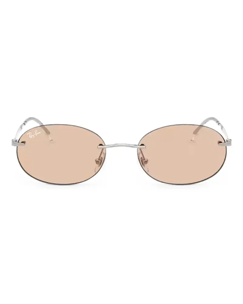 Ray Ban Ovale RB3767 Sonnenbrille - Silber Silber