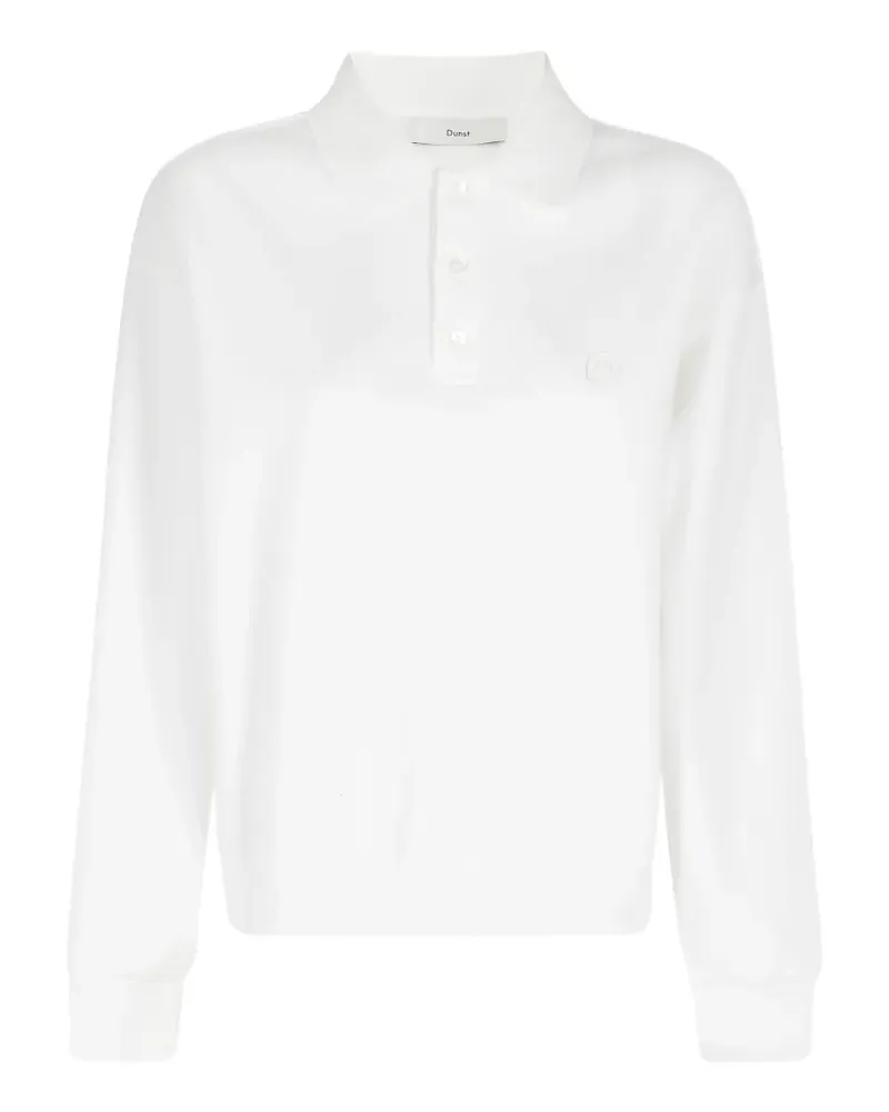 Dunst straight hem polo shirt - Weiß Weiß