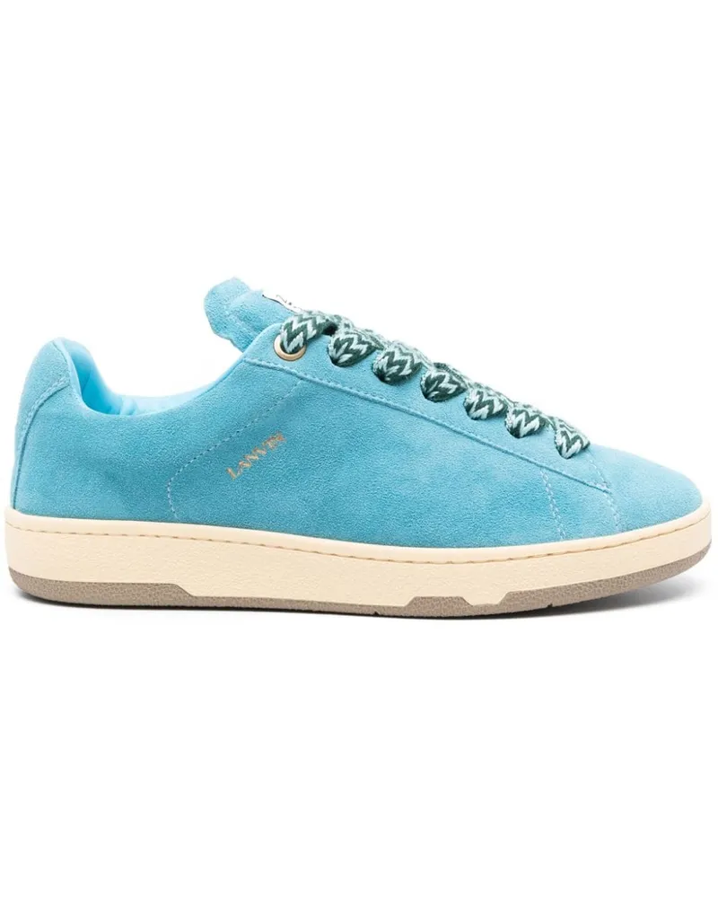 Lanvin Curb Lite Sneakers aus Wildleder - Blau Blau