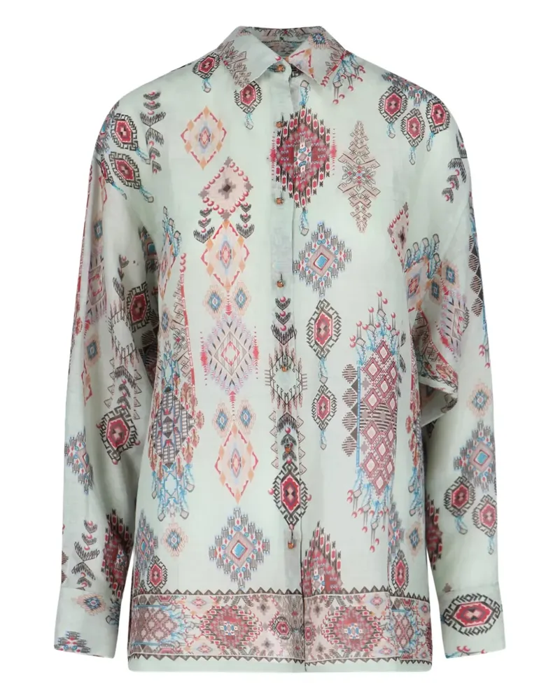 Ermanno Scervino Hemd mit geometrischem Print - Nude Nude