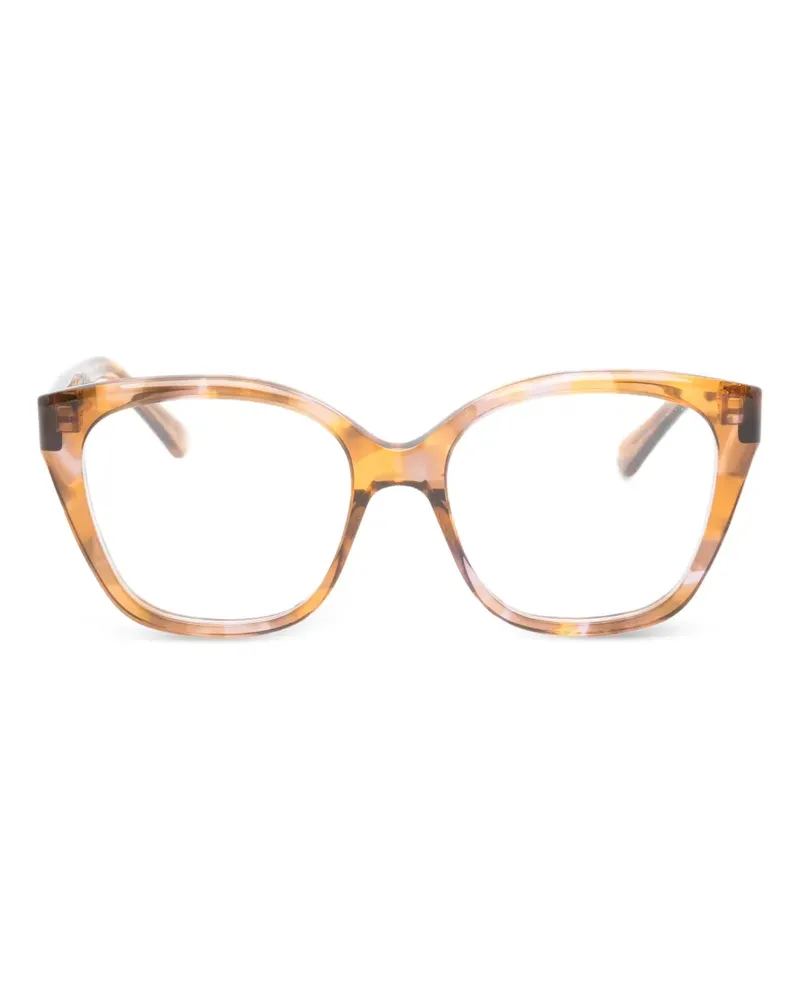 Chloé Brille mit eckigem Gestell - Braun Braun