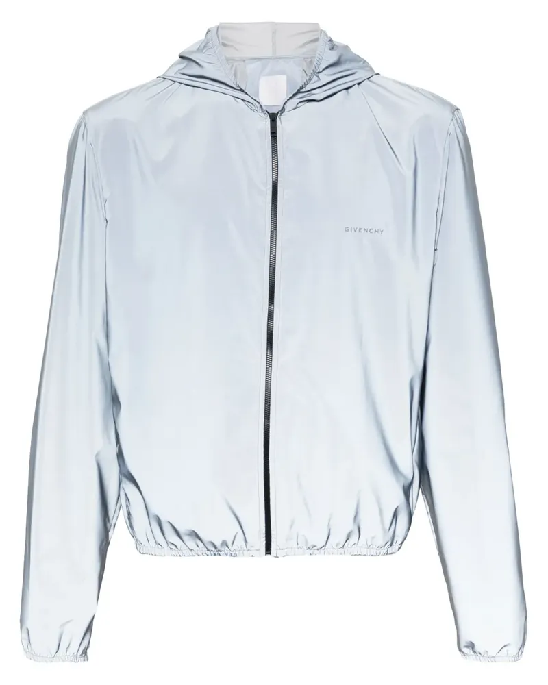 Givenchy Reflektierender Windbreaker - Blau Blau