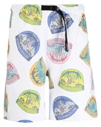 Billionaire Boys Club Shorts mit grafischem Print Weiß