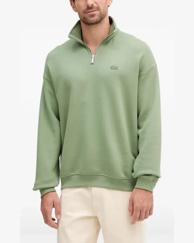 Lacoste Sweatshirt mit Reißverschluss - Grün Grün