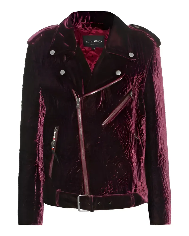 Etro Gesteppte Samtjacke - Rot Rot