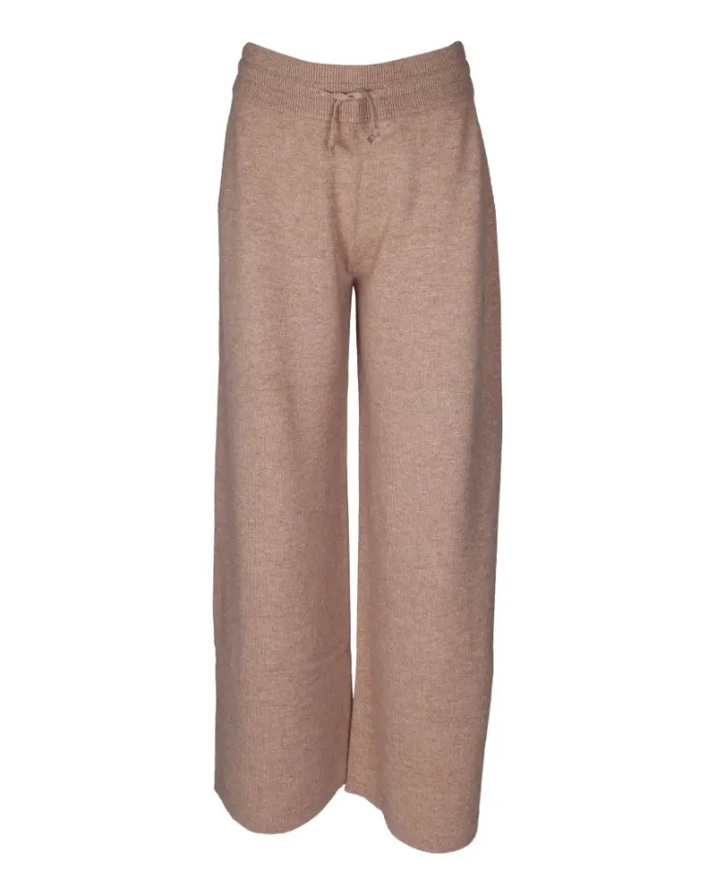 AUTRY drawstring-waist wide-leg track pants - Nude Nude