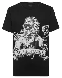 Billionaire T-Shirt mit Logo-Print Schwarz