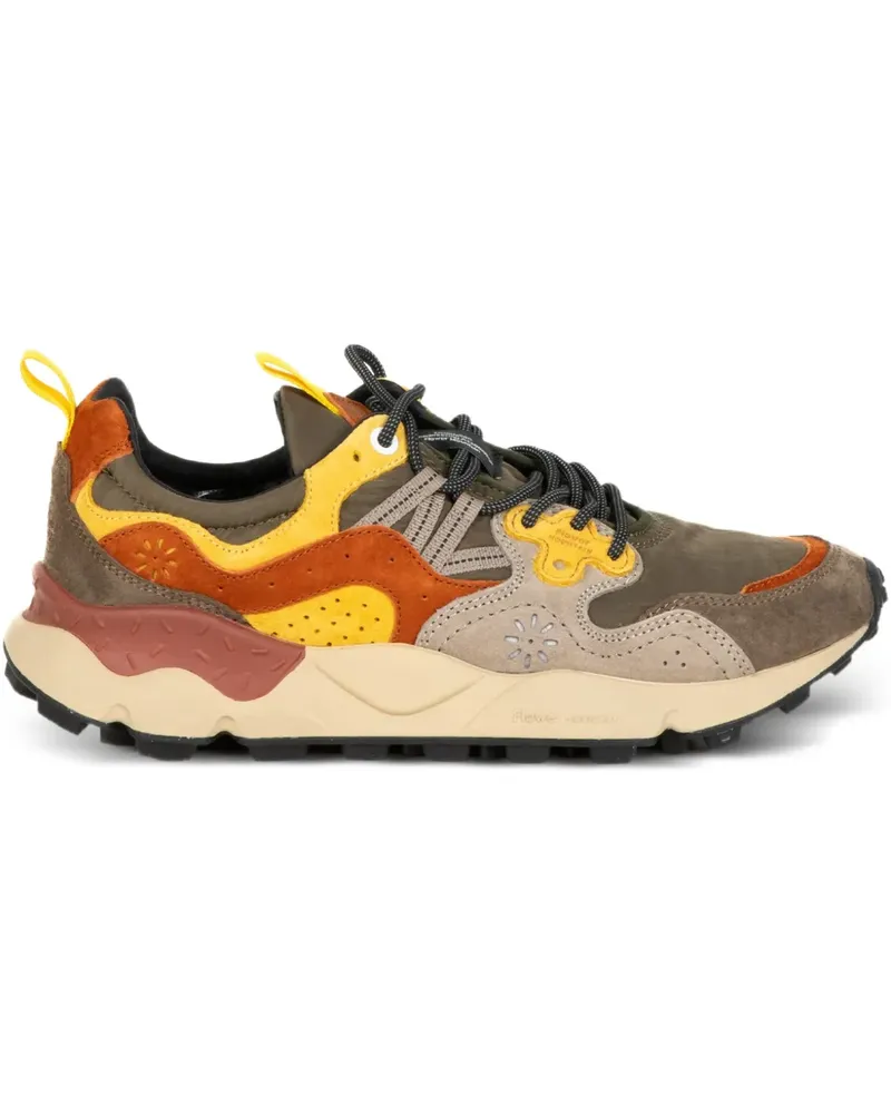 Flower MOUNTAIN Sneakers mit Blumeneinsätzen - Braun Braun