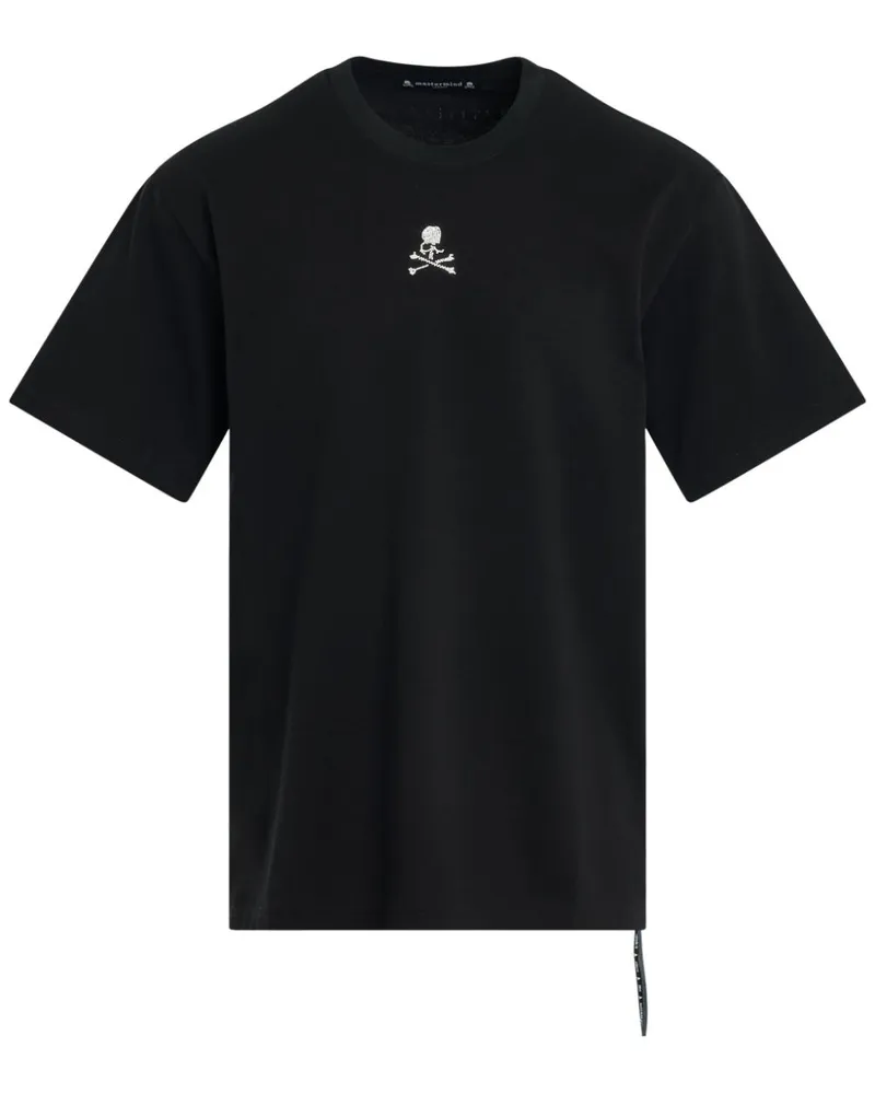 Mastermind Japan T-Shirt mit Logo-Stickerei Schwarz