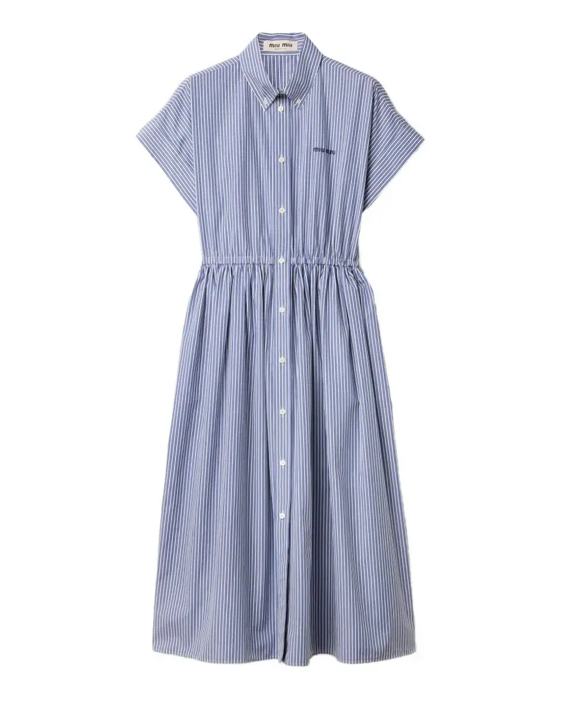 Miu Miu Shorts mit Nieten - Blau Blau