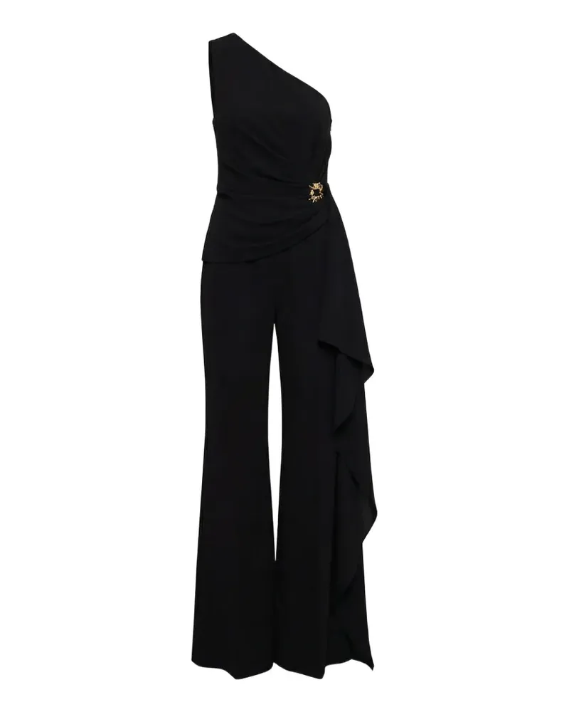 Elie Saab one-shoulder jumpsuit - Schwarz Schwarz