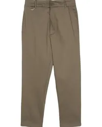 Low Brand Tapered-Hose mit Stretchbund Grün