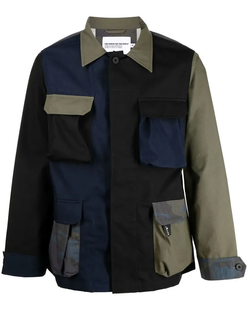 The Power for the People Jacke im Military-Look - Mehrfarbig Mehrfarbig