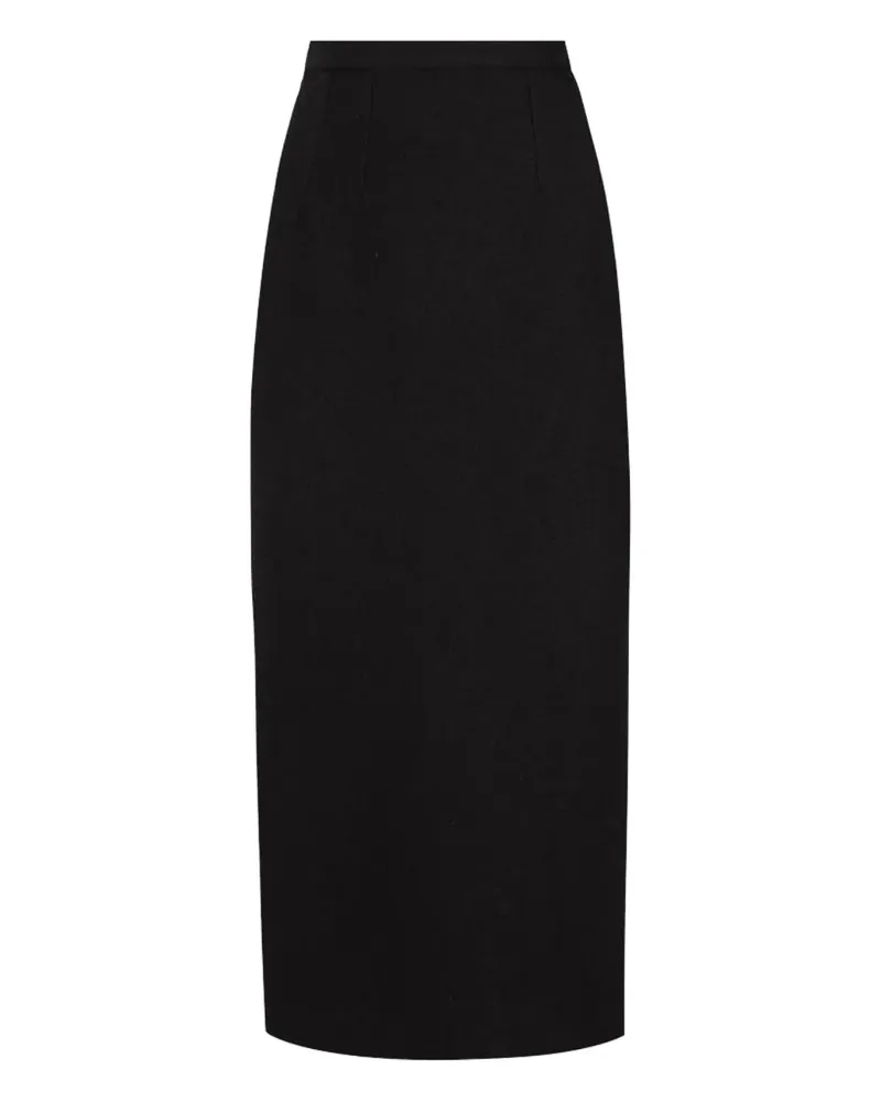 Dolce & Gabbana Klassischer Midirock - Schwarz Schwarz