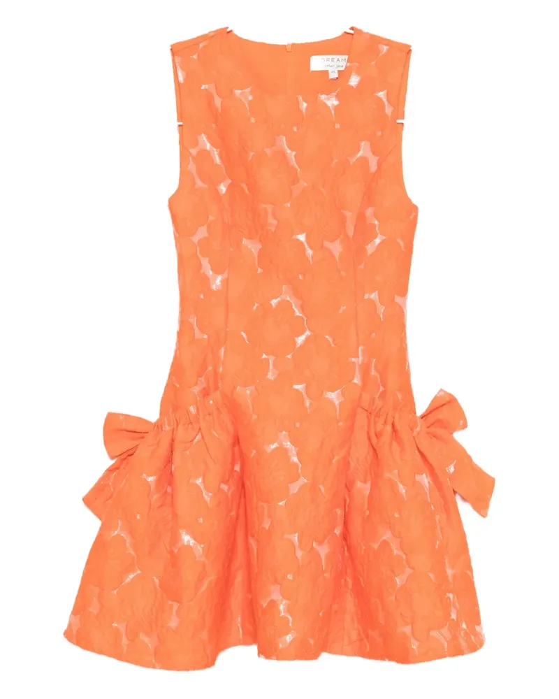 Sister Jane Dream tangerine jacquard mini dress - Orange Orange