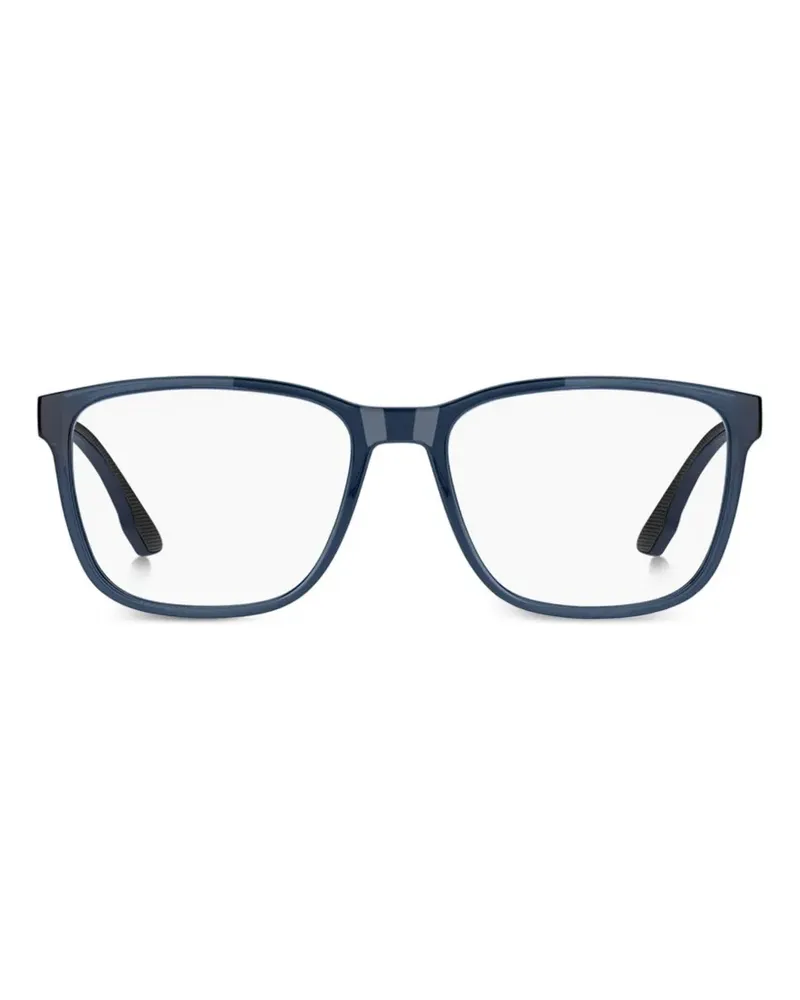 HUGO BOSS Brille mit eckigem Gestell - Blau Blau