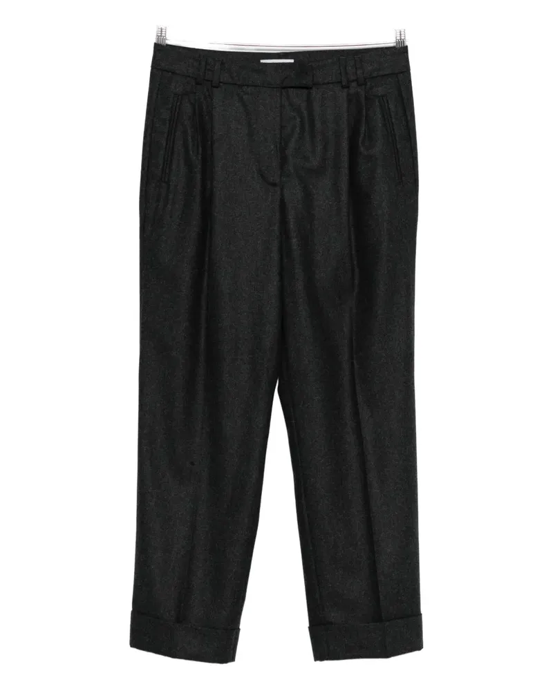 Alberto Biani Hose mit Bundfalten - Grau Grau