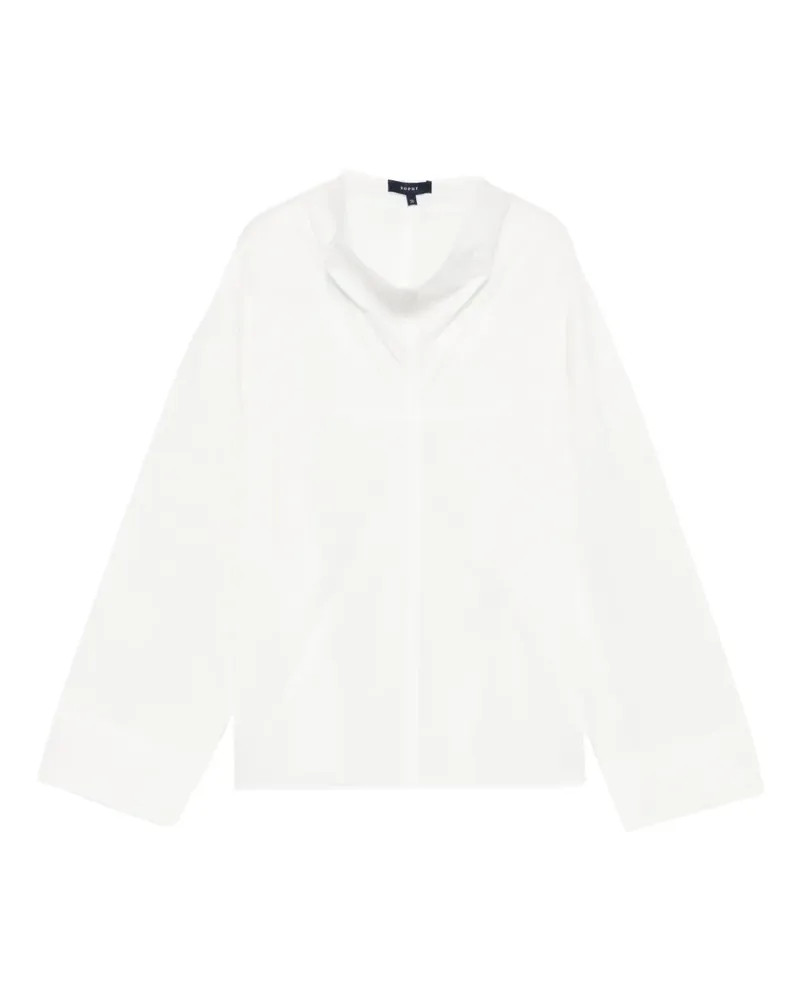 Soeur Umea funnel-neck blouse - Weiß Weiß