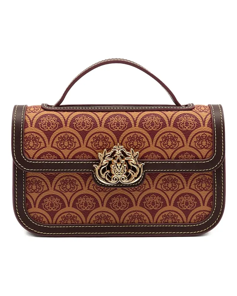 ISLA Sirena canvas shoulder bag - Braun Braun