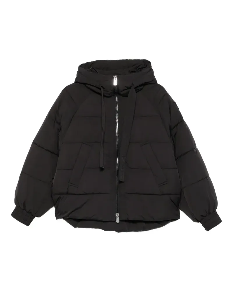 Pinko Gefütterte Kapuzenjacke - Schwarz Schwarz