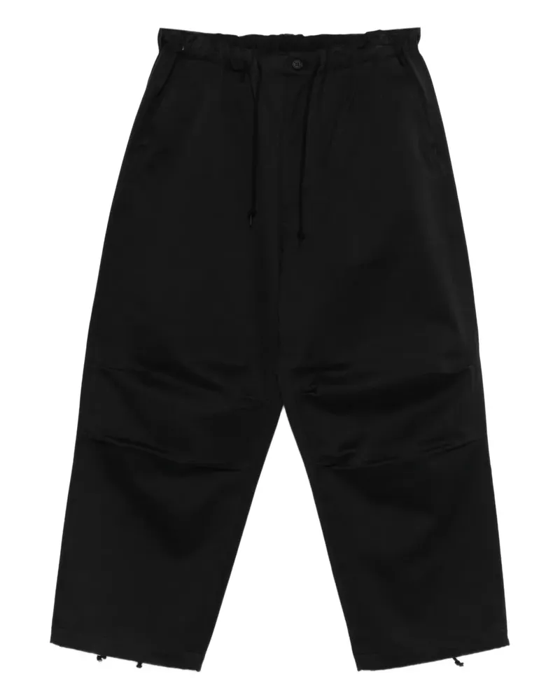 Comme des Garçons Hose mit Kordelzug - Schwarz Schwarz