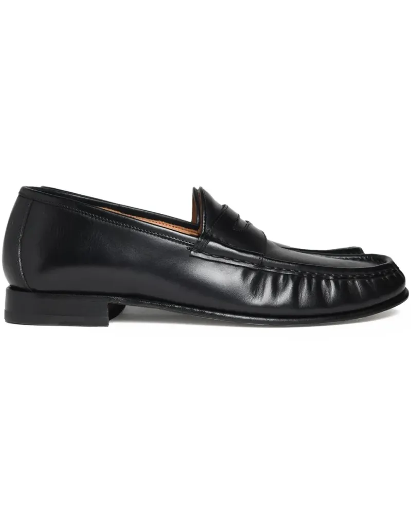 YUKETEN leather loafers - Schwarz Schwarz
