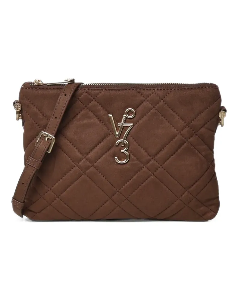 V°73 Diaspro quilted logo-plaque shoulder bag - Braun Braun