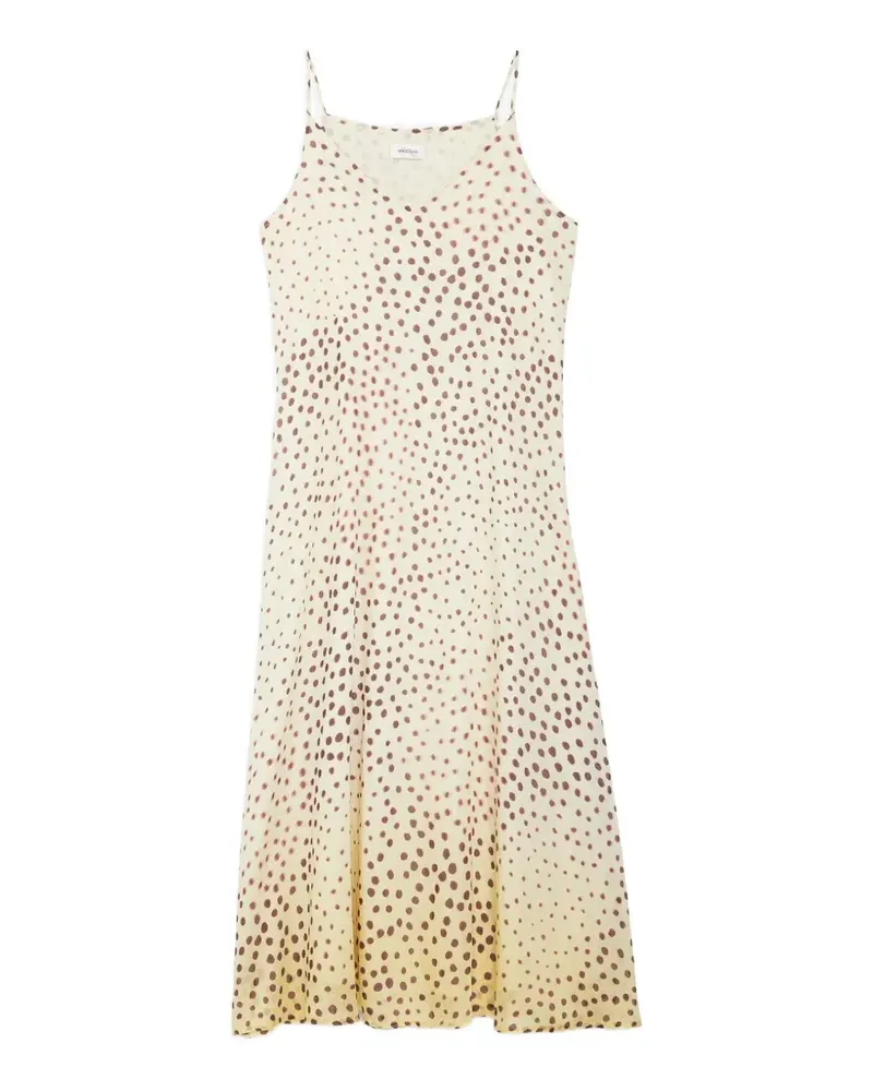 ottod’Ame polka-dot V-neck dress - Nude Nude
